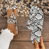 Women's Sandals Summer 2024 Summer Flat Sandals Women Shoes Cut Out Slipppers Woman Casual Shoes Flip Flops Thong Beach