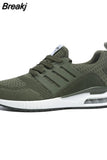 New Man Sneakers for Men Rubber Black Running Shoes Army Green Breathable Fabri Sport Shoes Male Female Women Pink