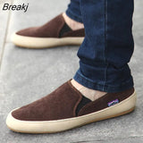 Fashion Men Canvas Shoes Breathable Men's Casual Slip on Loafers Male Flats Shoe 2021 Fisherman Shoes Zapatos