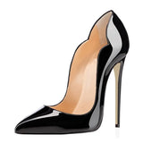 brand shoes plus size 33-45 pointed 12cm high stiletto heels 10cm 8cm shallow fashion classic women pumps QP042