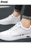 Men's Sneakers White Women And Men Shoes Platform Black Couple Flats Tenis Masculino Zapatillas Mujer Plus
