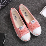 Women Shoes Fashion Comfortable Sports Sneakers Female Flats Trend Breathable Casual Canvas Shallow Shoes Women's
