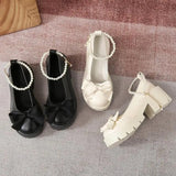 Lolita Shoes Women Japanese Style Mary Jane Shoes Women Vintage Shallow High Heels Chunky Platform Shoes Cosplay