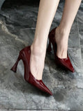 Breakj New Spring French Retro Temperament High-Heeled High-Heeled Female Tip Kitten With Shallow Mouth Single Shoe Commute