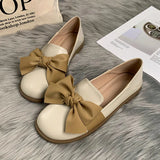 The Spring And Autumn Of 2024, The New Flat-Bottomed Single Shoes, British Style Leather Shoes, Women's Shoes, Beans Shoes, Love