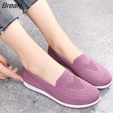 women's summer sneakers slip on flat shoes Women's Casual Loafers walking shoes Female Outdoor Mesh Soft Bottom Sports