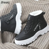 Ladies Shoes Lace up Women Sneakers Snow Ankle Boots Waterproof Warm Platform Botas woman footwear botas de