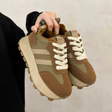 Shoes Women 2023 Autumn New Vintage Versatile Casual Lightweight Thick Sole Dad's Shoes Platform