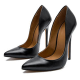 Unisex Shoes Size 48 Extreme High Heels 14cm Pointed Toe Sexy Thin Heel Stilettos Fetish SM Cross Dresser Gay
