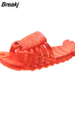 Beach Funny Slippers Man Footwear Family Shoes Parent-child Sandals Plus Size 24-47 Shoes Boys Unisex Fish Slippers
