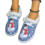 Short Snow Boots 2023 Winter New Large-Size Velveteen Leisure Women's Flat-Soled Warm Cotton