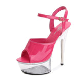 Sandals Woman Drag Queen High Heels 13-15CM Platform Ladies Sandals Open Toe Women Wedding Shoes Sandals Big Size