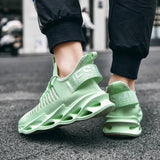 Men Sneakers 2023 Hollow Blade Mesh Casual Shoes Sneakers Men's Running Shoes Trainers Sports Shoes Big Size