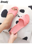 36-41 Women's Sandals Slippers Summer Zapatos Mujer Flat Shoes Mules 6 Female Peep Toe Soft Bottom Non-Slip