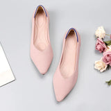 Fashion Knit Slip on Flat Shoes Women Mesh Loafers Stretch Ballet Shallow Flats Dress Shoes Moccasins Comfort Ballet