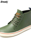 Slip Water Shoes Fishing Boots Short Rubber Rain Man Bot Garden Men Lovers 2023