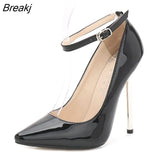 Super High-Heel Model Catwalk High Heels Sexy Large Size Women's Shoes Fashion Single Shoes Temperament Thin Heels