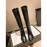 Breakj Boots Women But Knee 2025 New Pointed-Headed High-Heekin High-Heerets High-Heekin