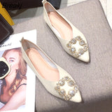 Flats for Women Boat Shoes Pointed toe Brand Ladies Flats High Quality Women Single Shoes Soft Comfortable