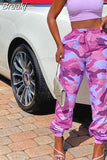 Fashion Camouflage Jogger Pants Women High Waist Casual Elastics Trousers Female Cool Sport Streetwear Clothes