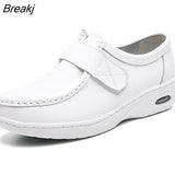 Women's Shoes Simple and Fashionable Small White Shoes Autumn and Winter New Style Nurse's Single Shoes Thick Soled Shoes