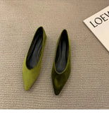 Spring New Brand Women Flat Heel Shoes Fashion Shallow Mouth Slip On Ladies Elegant Casual Loafers Pointed Toe