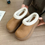 Breakj Fairy Wind Thick Bottom Increase Hairy Slippers 2025 New Soft Base Does Not Tired Birken