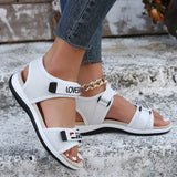 Women's Sandals Summer 2024 Sports Sandals Open Toe Heightened Platform Sandals Women's Beach Shoes Athleisure