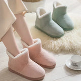 Women Winter Slippers New Winter Warm Plush Slip-on Couples Home Floor Shoes Non-slip Flats Female Soft Faux Fur Snow Boots