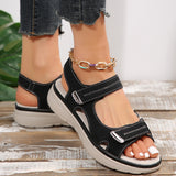 Woman 2024 Trend Summer Retro Roman Sandals Women Pu Casual Wedge Sandals Slippers Women Platform