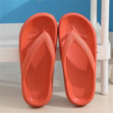 Soft Sole EVA Women's Flip Flops 2023 Summer Beach Non-slip Cloud Slippers Women Thick Platform Clip Toe Bathroom
