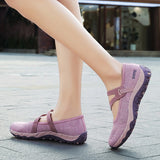New Women's Mesh Shoes Breathable Casual Shoes Spring Women Comfort Light Walking Shoes Slip on Non-slip Flat Mom