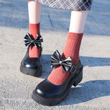 Jane Small Leather Shoes 2024 New Thick-Soled British Women's Shoes Spring And Autumn