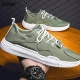 Mens Shoes Summer Breathable Single Shoes Quick Drying Cloth Shoes Ice Canvas Shoes Men's Board Shoes Versatile Casual