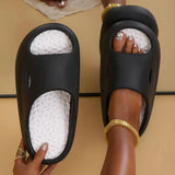 Platform Home Slippers for Women Soft Sole Eva Pillow Slides Sandals Woman 2023 Summer Beach Non Slip Flip Flops Plus