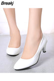 Pumps Nude Shallow Mouth Women Shoes Fashion Office Work Wedding Party Shoes Ladies Low Heel Shoes Woman