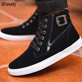 Spring and Autumn Men Boots Comfortable Quality High Top Shoes Men New Casual Shoes Botas Breathable Masculinas