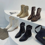 Boots, Autumn Boots, Children's Personality Style, 2024 White Boots, High Heels, Women's Spring And