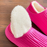 New Women's Waterproof Home Slippers Plush Warm Winter House Shoes Women Flat Non Slip Outdoor Indoor Cotton Slippers