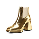 Breakj Head Thick With Large Size Women's Boots Water Table Ankle Boots