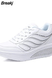 White Platform Sneakers Casual Shoes Women Tenis Feminino Women Wedges Shoes Footwear Basket Femme Trainers