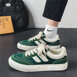Hot Sale Canvas Shoes Men Skateboard Shoes Platform Comfortable Casual Walking Streetwear Teenager Men Vulcanize