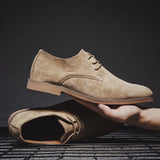 Men Shoes England Trend Casual Shoes Male Suede Oxford Boots Wedding Leather Dress Shoes Men Flats Zapatillas Hombre Plus