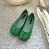 Split Toe Flats Shoes Women Brand Ballerina Ninja Tabi Cozy Loafers Female Mary Jane Casual Moccasins Ladies Shoes