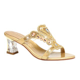 Women With Crystal High-Heeled Sandals Wear 2024 New Diamond Sandals In Summer. Roman Slippers Are