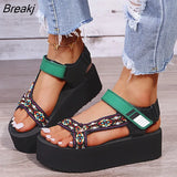 New Women Summer Soft Slip Sandals Women Buckle Leisure Durable Sandals Ladies Outdoor Casual Beach Shoes Plus New