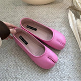 Split Toe Flats Shoes Women Brand Ballerina Ninja Tabi Cozy Loafers Female Mary Jane Casual Moccasins Ladies Shoes
