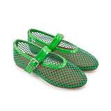 Breakj New Catwalk Shoes High Fixed Mesh Ins Niche Design Round Head Ballet Single Shoe