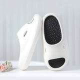 Thick Platform Bathroom Home Slippers Women Outdoor Soft Sole Couple Slides Shoes Woman Non Slip Flip Flops Beach