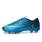 Men Large Size FG/TF Soccer Shoes Football Cleats Soccer Ankle Boots Teenager Training Sneakers Kids Indoor Sports Shoes